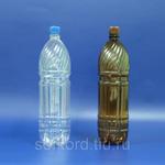 фото Бутылка пластиковая ПЭТ- 1,5 л прозрачная горло д-28мм "МЕГА"