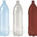 фото Бутылка пластиковая ПЭТ- 2,0 л прозрачная