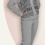 фото Костюм женский комбинированный "Куртка и брюки-2"