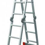 фото Лестница четырехсекционная алюминиевая Кратон 4х4 ст.