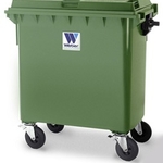 фото Евроконтейнеры для сбора отходов и мусора MGB 770 литров - Контейнеры для ТБО марки Weber