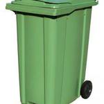 фото Бак мусорный пластиковый MGB 360 зеленый