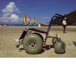 фото Кресло-коляска повышенной проходимости с колесами низкого давления