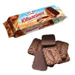 фото Печенье ЮБИЛЕЙНОЕ с какао и шоколадной глазурью