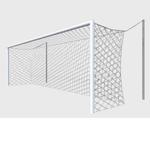 фото Ворота футбольные алюминиевые H-732-1 7,32х2,44 м под свободно подвешиваемую сетку