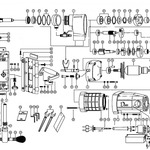 фото Diam Вал реечного механизма сверлильной машины Diam (A/N- 254,355) №127