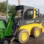 фото Гидравлический измельчитель веток на минипогрузчик Greenmech CS 100 TMP HYD