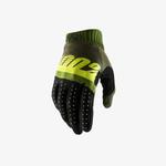 фото Мотоперчатки 100% Ridefit Glove Army Green/ Fluo Lime/Fatigue M (10014-266-11)