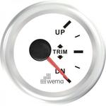 фото Wema Индикатор положения транцевых плит белый Wema Trim 0 - 180 Ом 12/24 В