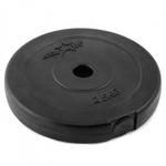 фото Диск пластиковый BB-203 2,5 кг, d=26 мм, черный (78535)