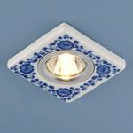 фото Керамический светильник 9034 керамика бело-голубой (WH/BL); a025491 ELEKTROSTANDARD