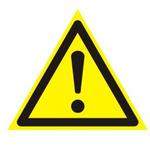 фото Знак предупреждающий "Внимание. Опасность (прочие опасности)", треугольник, 200х200х200 мм