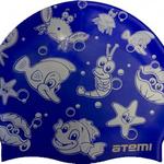 фото Силиконовая шапочка Atemi PSC309 Морская фауна детская (Синий)
