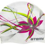 фото Силиконовая шапочка Atemi PSC414 Цветок (Белый)