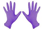 фото Перчатки медицинские смотровые нитриловые фиолетовые