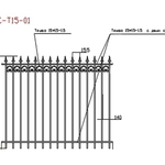 фото Заборные секции ОС-Т15-01