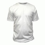 фото Мужская футболка белая (интерлок-пенье