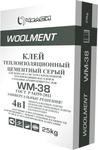 фото Клей ЧелСи теплоизоляционный цементный серый WOOLMENT WM-38 25кг