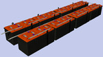 фото Тепловозная стартерная батарея 32ТН-450-У2 исполнение 2 с комплектом ЗИП №2 залитая электролитом