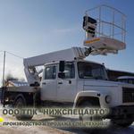 фото Автовышка телескопическая 18 метров на шасси ГАЗ 33098 (двухрядная кабина)