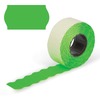 фото Этикет лента самоклеющаяся в рулонах волна зеленая 26*16 (500 этикеток) (200шт/кор)