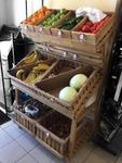 фото Стеллаж для овощей и фруктов на 8 лотков
