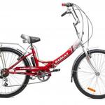 фото Велосипед двухколесный Байкал АВТ-2412 красный