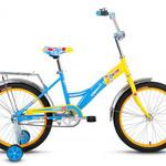 фото Велосипед Altair City Girl 20 желтый/синий