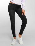фото Женские джинсы летние укороченные черного цвета Blossom
