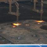 фото Газовая резка металла.