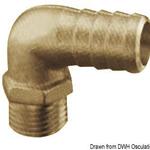 фото Osculati Brass hose adapter 90° 1 1/2 50 mm
