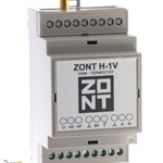 фото ZONT H-1V GSM-контроллер на DIN рейку управление котлом и бойлером с поддержкой OpenTherm