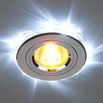 фото Светодиодный точечный светильник 2020/2 SL/LED/WH (хром / белый); a031347 ELEKTROSTANDARD