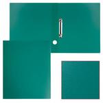 фото Папка на 2 кольцах STAFF эконом, 40 мм, зеленая, до 250 листов, 0,5 мм