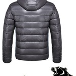 Фото №2 NEW! Куртка зимняя мужская, пуховик Braggart "Angel's fluff" 1185 (серый), р.S, M, L, XL, XXL
