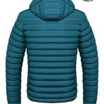фото Куртка мужская MOC 420F бирюзовый-синий. Био-Пуховик