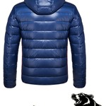фото NEW! Куртка зимняя мужская, пуховик Braggart "Angel's fluff" 1185 (темно-синий), р.S, M, L, XL, XXL