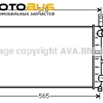 фото Радиатор охлаждения двигателя AVA QUALITY COOLING FD2117