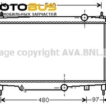 фото Радиатор охлаждения двигателя AVA QUALITY COOLING PE2229