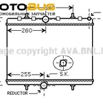 фото Радиатор охлаждения двигателя AVA QUALITY COOLING PEA2314