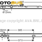 фото Радиатор охлаждения двигателя AVA QUALITY COOLING DN2237