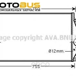 фото Радиатор охлаждения двигателя Volvo S60, S80 Ava VOA4137