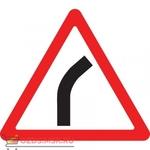 фото Дорожный знак 1.11.1 Опасный поворот (A=900) Тип Б