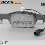 фото Комплект тормозных колодк FENOX BP43167
