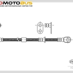 фото Шланг тормозной CORTECO 19033592