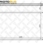 фото Радиатор охлаждения двигателя STELLOX 10-25124-SX