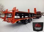 Фото №2 Низкорамный грузовой прицеп для перевозки дорожно строительной техники до 8000 кг.