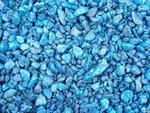 фото Щебень декоративный (мраморная крошка) голубая (синяя) фр. 10-20 мм (25 кг)
