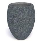 фото Вазон бетонный уличный Призма 320х320х420 мм фактура камня