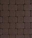 фото Тротуарная плитка Выбор Классико Гранит, 40 мм 2 камня Коричневая